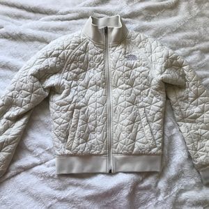 white north face jacket